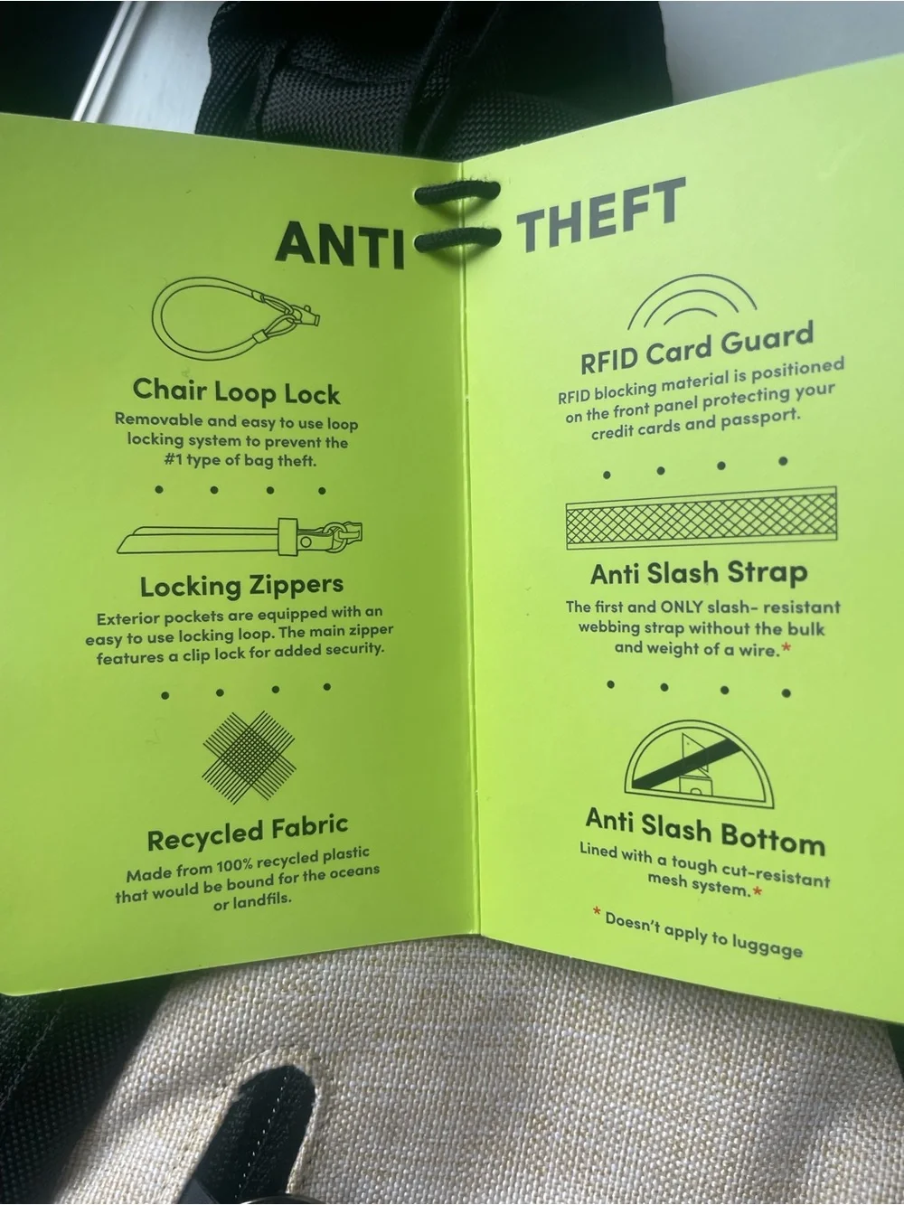 Sherpani Espirit Anti-Theft Sling Travel Bag NWT